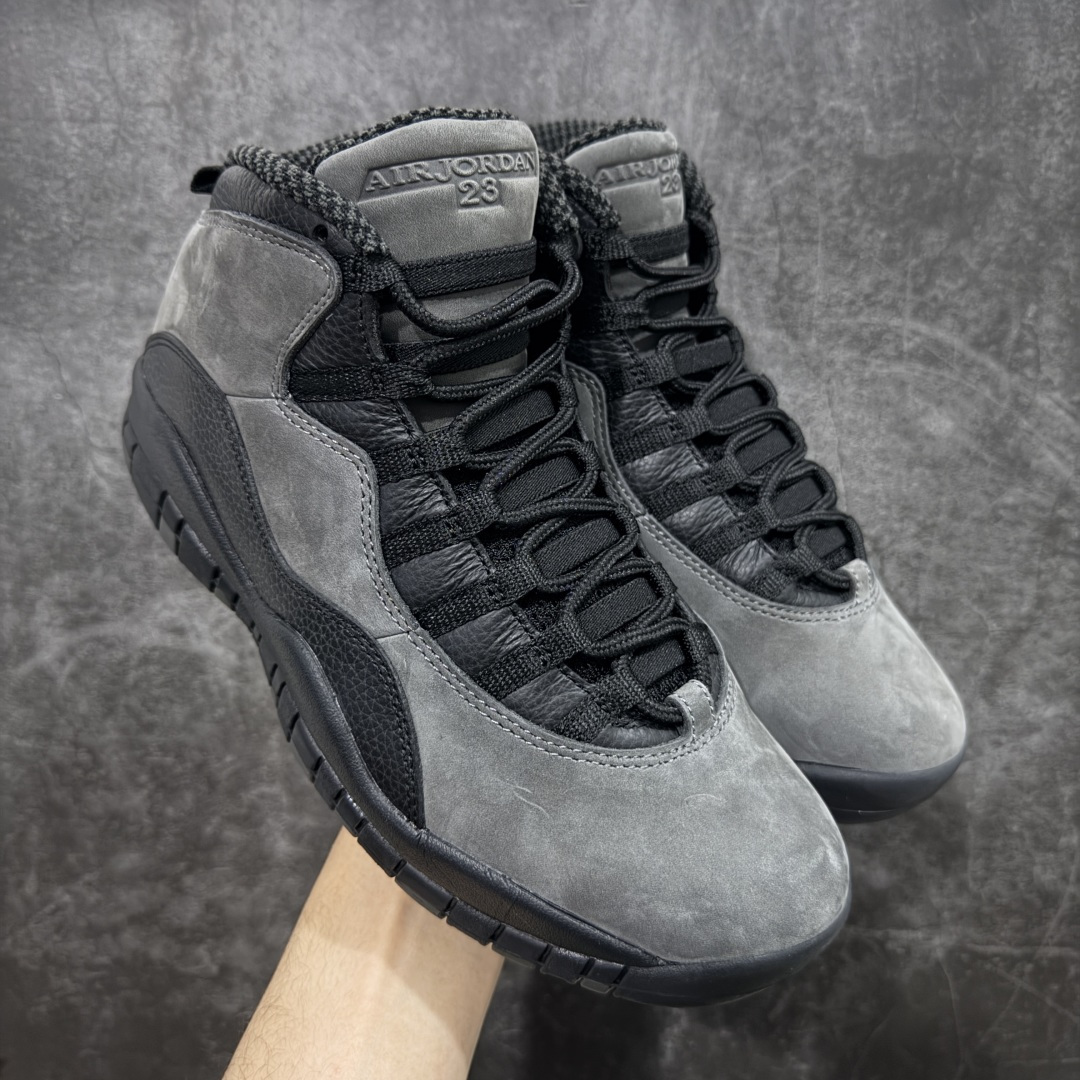 【GX版本】Jordan Air Jordan AJ 10 Retro OG Steel 黑灰色 纯原生产线出品 原楦数据打造 正确鞋型 正确进口头层皮料 原装鞋盒 缓震鞋垫 完美后跟飞人刺绣 清洁度拉满 货号：HJ6779-001 尺码：40 40.5 41 42 42.5 43 44 44.5 45 46 47.5 48.5-选品中心