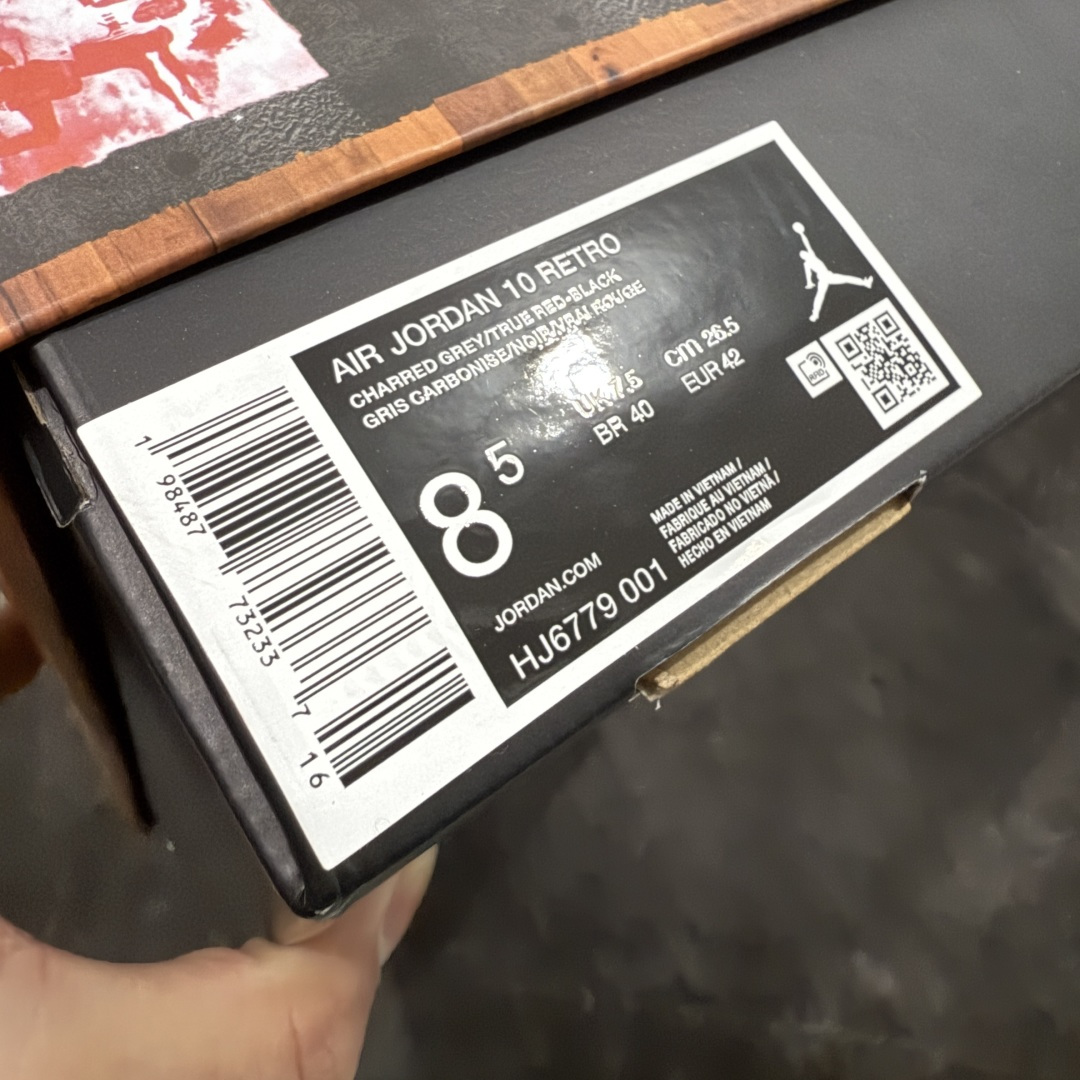 图片[10]-【GX版本】Jordan Air Jordan AJ 10 Retro OG Steel 黑灰色 纯原生产线出品 原楦数据打造 正确鞋型 正确进口头层皮料 原装鞋盒 缓震鞋垫 完美后跟飞人刺绣 清洁度拉满 货号：HJ6779-001 尺码：40 40.5 41 42 42.5 43 44 44.5 45 46 47.5 48.5-选品中心