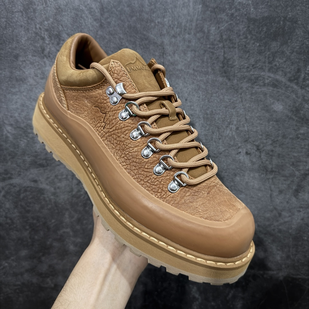 图片[3]-【莞产G版】UMMCOR 新潮派系列低帮系带户外徒步登山运动鞋 广东原厂代工出品 采用Diemme原楦型开发纸版 固色头层牛皮鞋面材质(内里搭载细腻头层牛皮) 环抱式防剐蹭硫化橡胶片组合，国标顶级防滑耐磨橡胶大底 尺码：39 40 41 42 43 44 45-选品中心