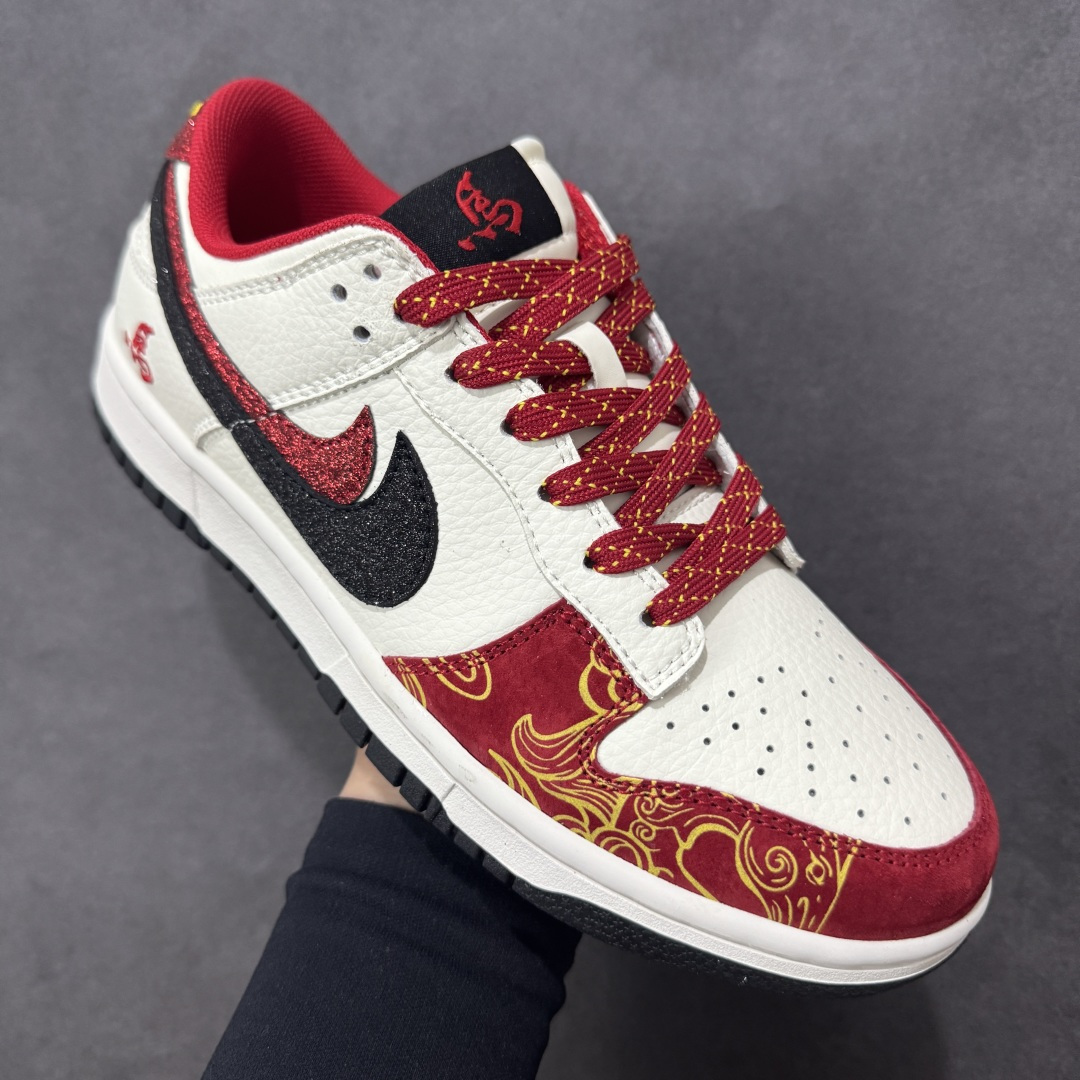 图片[3]-【定制版】Nike Dunk Low Retro 马年限定 低帮休闲运动板鞋 货号：XD6188-053 尺码：36 36.5 37.5 38 38.5 39 40 40.5 41 42 42.5 43 44 45-选品中心