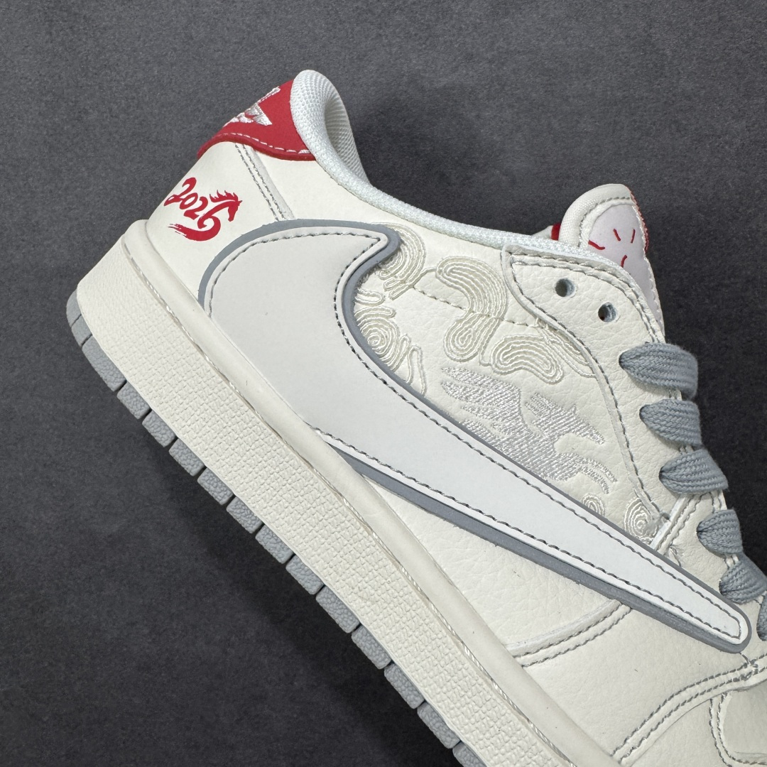 图片[6]-【定制版】Jordan 1 Low 马年限定 倒勾低帮休闲版本 原厂全头层皮 大厂纯原品质出货 纯正版型 定制鞋盒 皮料切割干净无任何毛边 细节完美 超高清洁度 货号：XT6998-160 尺码：36 36.5 37.5 38 38.5 39 40 40.5 41 42 42.5 43 44 44.5 45-选品中心