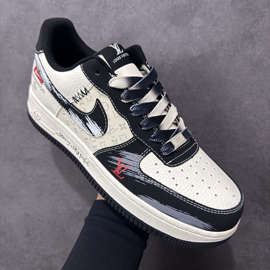 图片[3]-【定制版】Nike Air Force 1\’07 Low Lv联名 空军一号低帮休闲板鞋  #原楦头原纸板 高端定制鞋盒 原厂鞋底 超高清洁度 细节完美 货号：KG6699-F15  尺码：36 36.5 37.5 38 38.5 39 40 40.5 41 42 42.5 43 44 44.5 45-选品中心