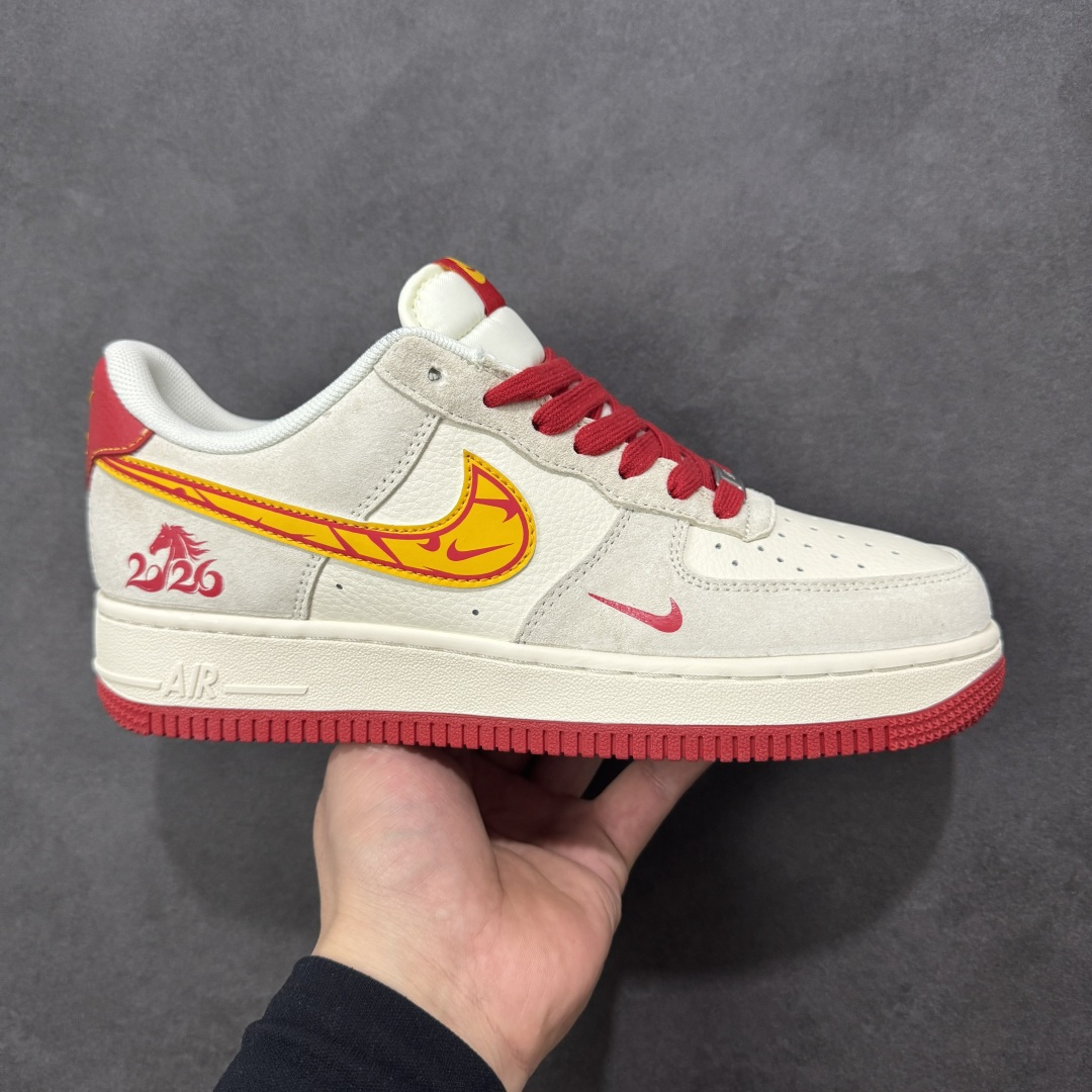 【定制版】Nike Air Force 1\'07 Low 马年限定 空军一号低帮休闲板鞋  #原楦头原纸板 高端定制鞋盒 原厂鞋底 超高清洁度 细节完美 货号：XT6998-140  尺码：36 36.5 37.5 38 38.5 39 40 40.5 41 42 42.5 43 44 44.5 45-选品中心