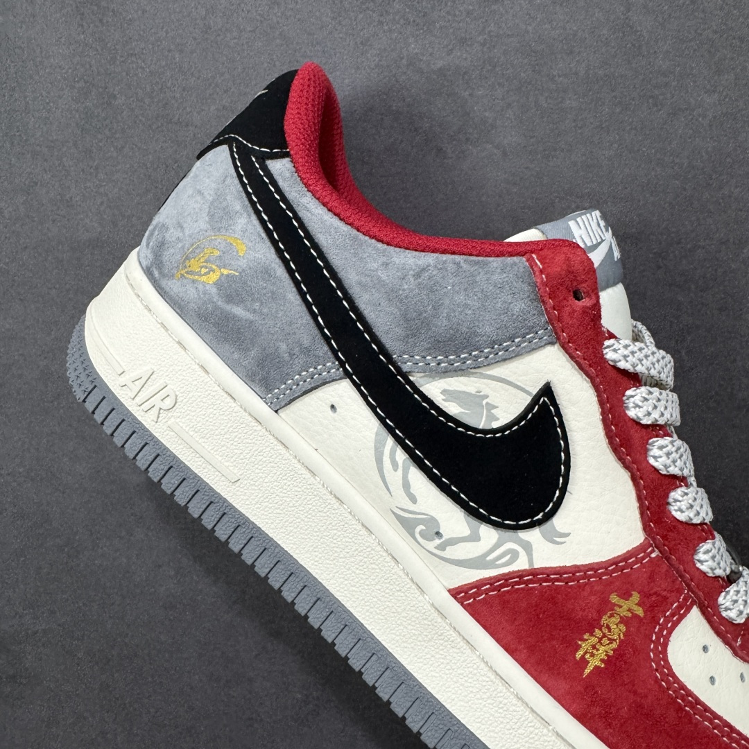 图片[6]-【定制版】Nike Air Force 1\’07 Low 马年限定 空军一号低帮休闲板鞋  #原楦头原纸板 高端定制鞋盒 原厂鞋底 超高清洁度 细节完美 货号：FC1688-263  尺码：36 36.5 37.5 38 38.5 39 40 40.5 41 42 42.5 43 44 44.5 45-选品中心