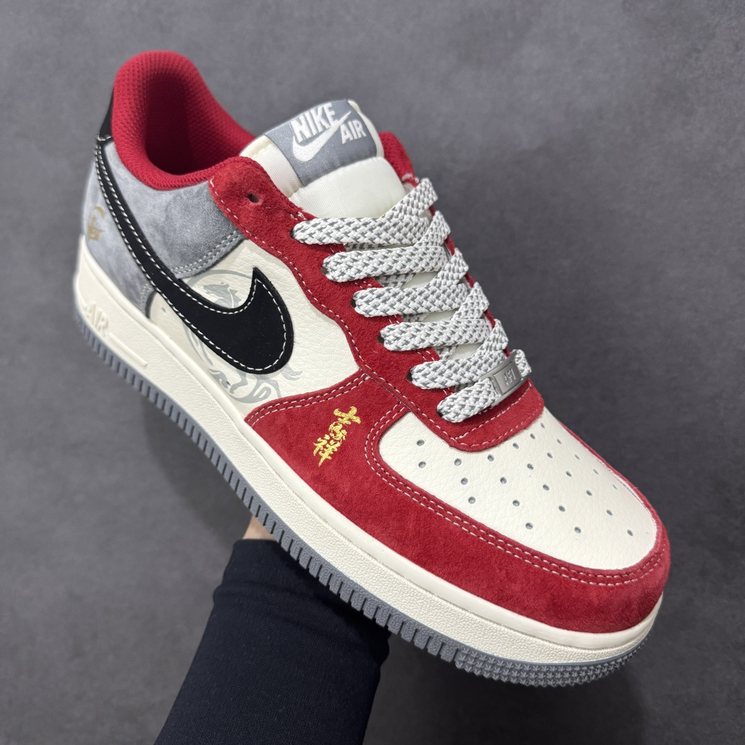 图片[3]-【定制版】Nike Air Force 1\’07 Low 马年限定 空军一号低帮休闲板鞋  #原楦头原纸板 高端定制鞋盒 原厂鞋底 超高清洁度 细节完美 货号：FC1688-263  尺码：36 36.5 37.5 38 38.5 39 40 40.5 41 42 42.5 43 44 44.5 45-选品中心