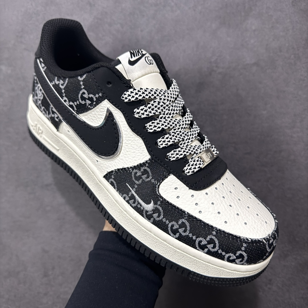 图片[3]-【定制版】Nike Air Force 1\’07 Low GUCCI联名 空军一号低帮休闲板鞋  #原楦头原纸板 高端定制鞋盒 原厂鞋底 超高清洁度 细节完美 货号：MM3399-810  尺码：36 36.5 37.5 38 38.5 39 40 40.5 41 42 42.5 43 44 44.5 45-选品中心