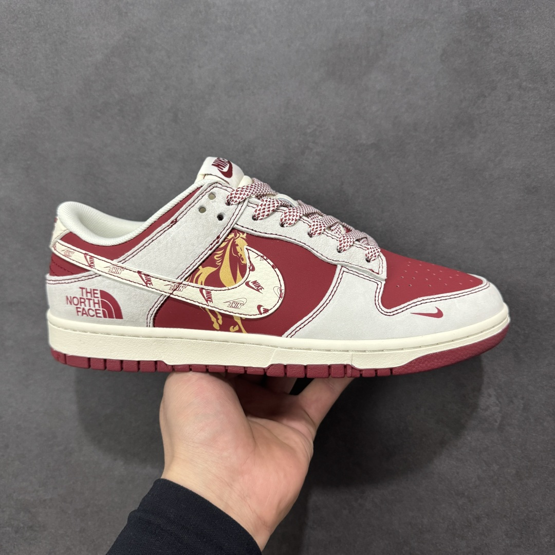 【定制版】Nike Dunk Low Retro TNF 马年限定 低帮休闲运动板鞋 货号：JP2026-108 尺码：36 36.5 37.5 38 38.5 39 40 40.5 41 42 42.5 43 44 45-选品中心