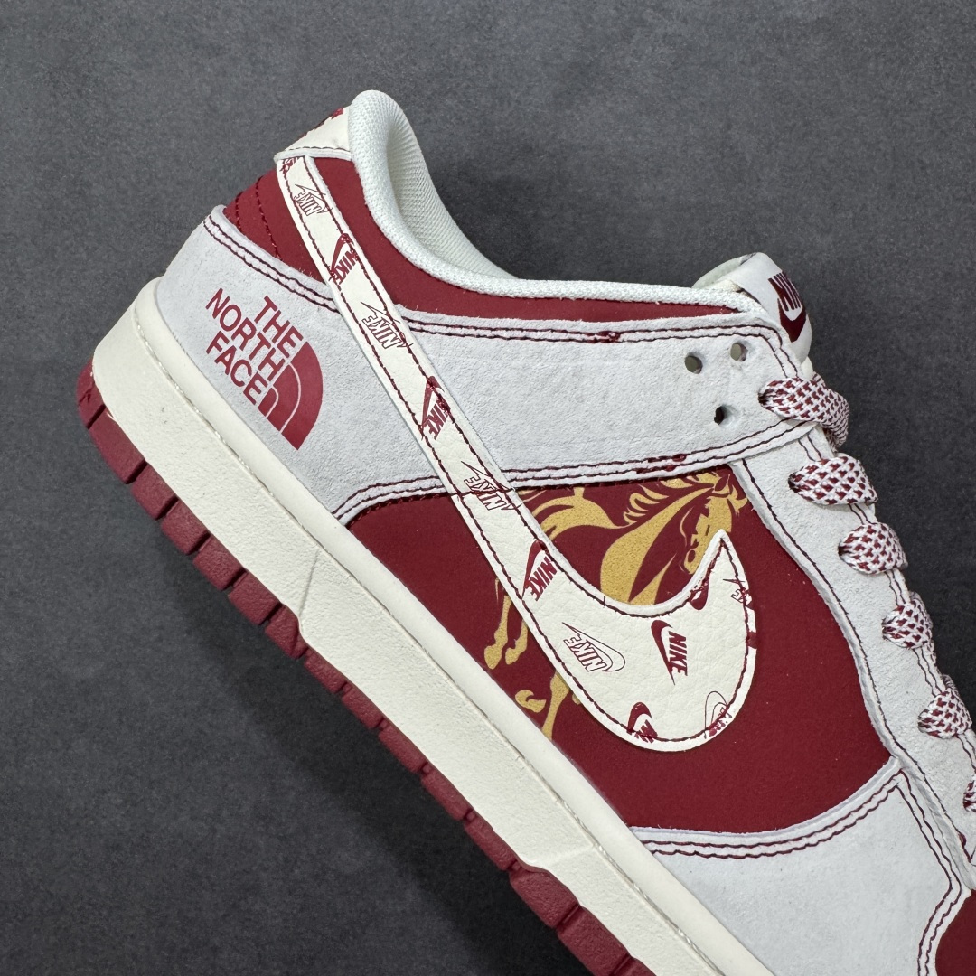 图片[6]-【定制版】Nike Dunk Low Retro TNF 马年限定 低帮休闲运动板鞋 货号：JP2026-108 尺码：36 36.5 37.5 38 38.5 39 40 40.5 41 42 42.5 43 44 45-选品中心