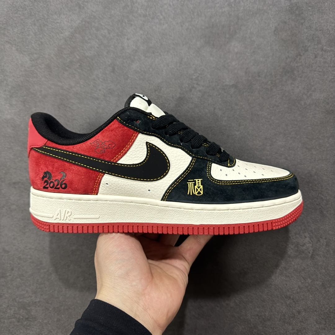 【定制版】Nike Air Force 1\'07 Low 马年限定 空军一号低帮休闲板鞋  #原楦头原纸板 高端定制鞋盒 原厂鞋底 超高清洁度 细节完美 货号：HT5088-618  尺码：36 36.5 37.5 38 38.5 39 40 40.5 41 42 42.5 43 44 44.5 45-选品中心