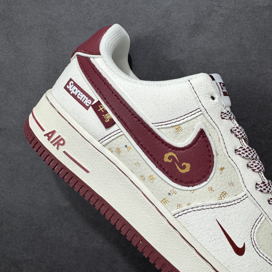 图片[6]-【定制版】Nike Air Force 1\’07 Low Sup联名 马年限定 空军一号低帮休闲板鞋  #原楦头原纸板 高端定制鞋盒 原厂鞋底 超高清洁度 细节完美 货号：XL1982-336  尺码：36 36.5 37.5 38 38.5 39 40 40.5 41 42 42.5 43 44 44.5 45-选品中心