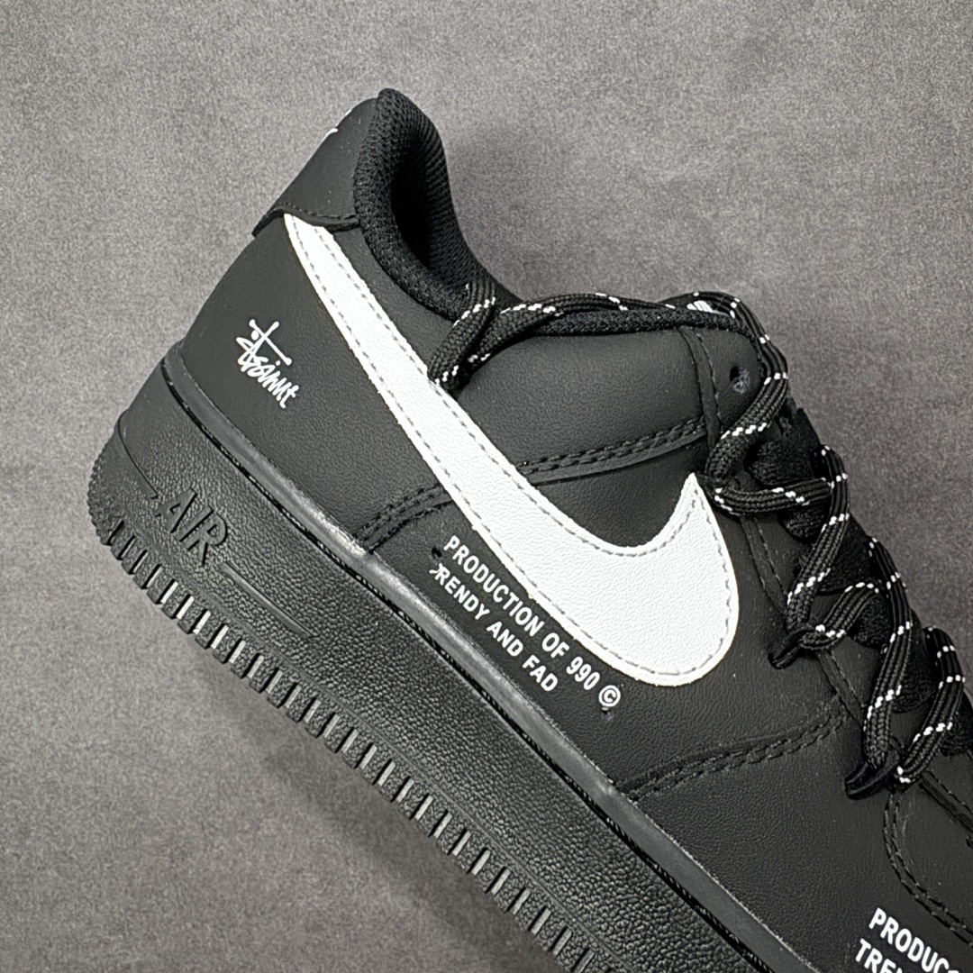 图片[6]-【定制版】Nike Air Force 1\’07 Low Stussy联名 空军一号低帮休闲板鞋  #原楦头原纸板 高端定制鞋盒 原厂鞋底 超高清洁度 细节完美 货号：FZ0627-010  尺码：36 36.5 37.5 38 38.5 39 40 40.5 41 42 42.5 43 44 44.5 45-选品中心