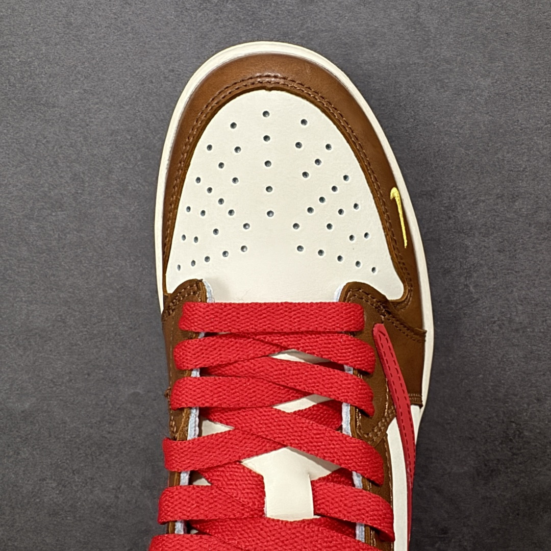 图片[8]-【定制版】Jordan 1 Low 马年限定 倒勾低帮休闲版本 原厂全头层皮 大厂纯原品质出货 纯正版型 定制鞋盒 皮料切割干净无任何毛边 细节完美 超高清洁度 货号：YF9511-500 尺码：36 36.5 37.5 38 38.5 39 40 40.5 41 42 42.5 43 44 44.5 45-选品中心