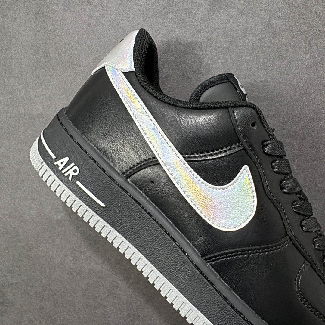 图片[6]-【定制版】NIke Air Force 1 \’07 Low 墨夜幻银 空军一号低帮 运动鞋 休闲鞋 折边针车 工艺难度大 原楦头原纸板 高端定制鞋盒 原厂鞋底 超高清洁度 细节完美 货号：FZ0627-010 尺码：36 36.5 37.5 38 38.5 39 40 40.5 41 42 42.5 43 44 44.5 45-选品中心