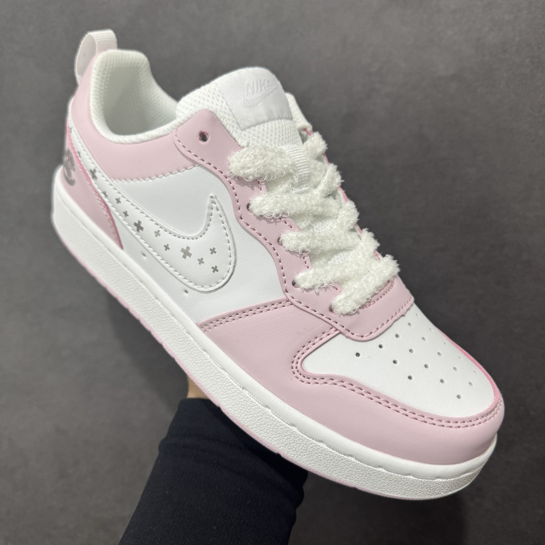 图片[3]-【公司级】NIKE COURT BOROUGH LOW 耐克 低帮百搭透气休闲运动板鞋 经典耐用的设计 兼顾舒适脚感和出众风范 演绎匠心之作 结构性的支撑贴合感结合复古篮球设计 塑就场外全明星风范 货号：BQ5448-100 尺码：35.5 36 36.5 37.5 38 38.5 39 40-选品中心