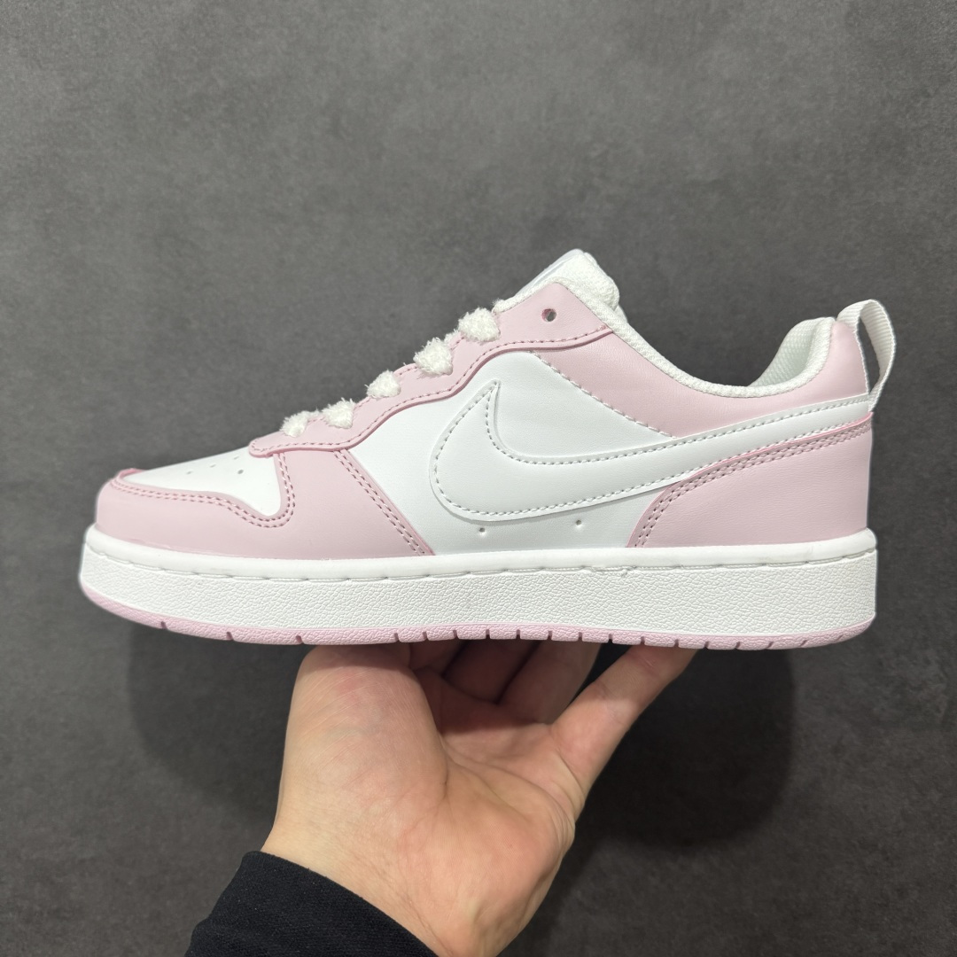 图片[2]-【公司级】NIKE COURT BOROUGH LOW 耐克 低帮百搭透气休闲运动板鞋 经典耐用的设计 兼顾舒适脚感和出众风范 演绎匠心之作 结构性的支撑贴合感结合复古篮球设计 塑就场外全明星风范 货号：BQ5448-100 尺码：35.5 36 36.5 37.5 38 38.5 39 40-选品中心