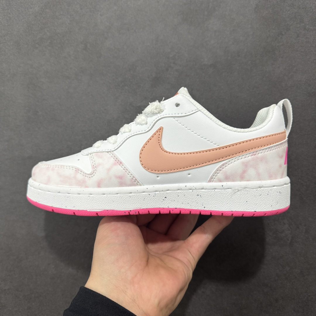 图片[2]-【公司级】NIKE COURT BOROUGH LOW 耐克 低帮百搭透气休闲运动板鞋 经典耐用的设计 兼顾舒适脚感和出众风范 演绎匠心之作 结构性的支撑贴合感结合复古篮球设计 塑就场外全明星风范 货号：DV5456-111 尺码：35.5 36 36.5 37.5 38 38.5 39 40-选品中心