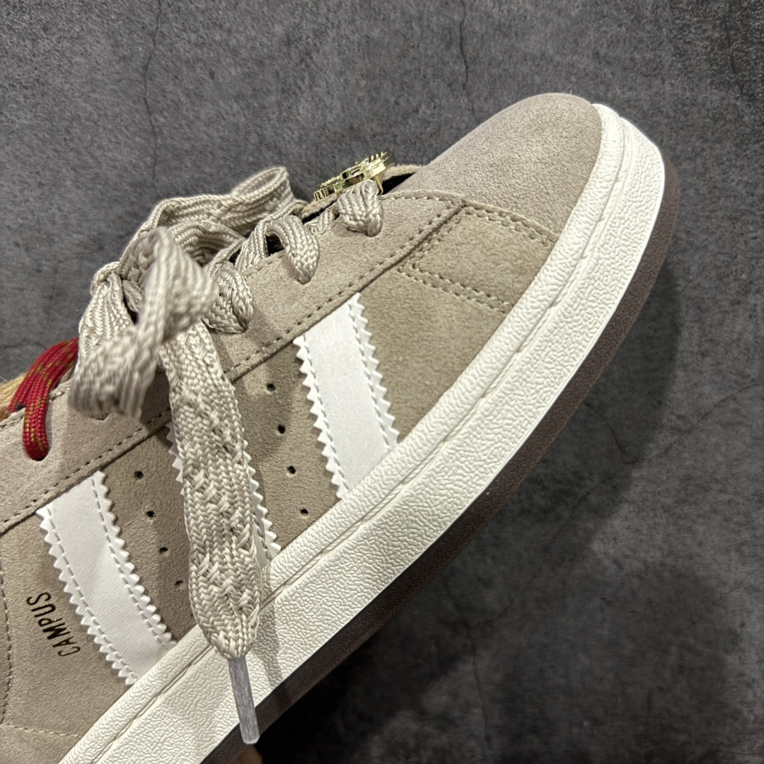 图片[6]-【纯原版】纯原版终于出货💪🏻 AD Campus 00s 马年限定 校园板鞋系列 正确头层猪八皮 原厂马毛 正确完美版型 正确厚鞋舌 侧面白杠为头层皮 非市面超纤皮面 整体质感很强大 各位放心使用！绝对比市场任何版本都强💪🏻 货号：KJ8724 尺码：35.5-45 半码-选品中心