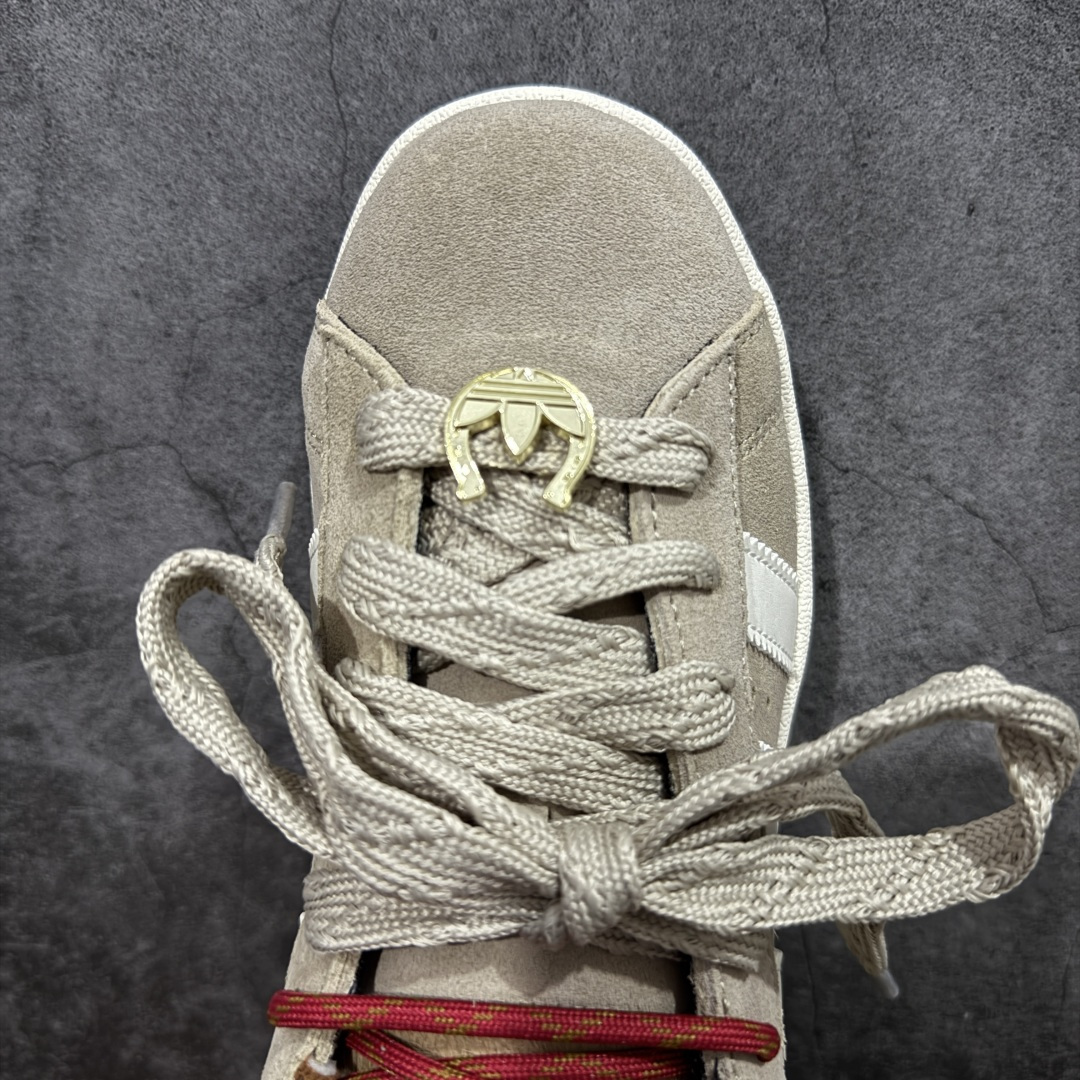 图片[5]-【纯原版】纯原版终于出货💪🏻 AD Campus 00s 马年限定 校园板鞋系列 正确头层猪八皮 原厂马毛 正确完美版型 正确厚鞋舌 侧面白杠为头层皮 非市面超纤皮面 整体质感很强大 各位放心使用！绝对比市场任何版本都强💪🏻 货号：KJ8724 尺码：35.5-45 半码-选品中心