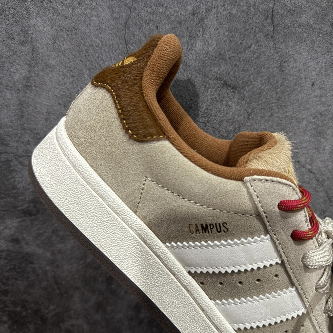 图片[7]-【纯原版】纯原版终于出货💪🏻 AD Campus 00s 马年限定 校园板鞋系列 正确头层猪八皮 原厂马毛 正确完美版型 正确厚鞋舌 侧面白杠为头层皮 非市面超纤皮面 整体质感很强大 各位放心使用！绝对比市场任何版本都强💪🏻 货号：KJ8724 尺码：35.5-45 半码-选品中心