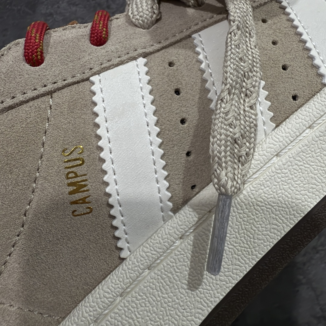 图片[3]-【纯原版】纯原版终于出货💪🏻 AD Campus 00s 马年限定 校园板鞋系列 正确头层猪八皮 原厂马毛 正确完美版型 正确厚鞋舌 侧面白杠为头层皮 非市面超纤皮面 整体质感很强大 各位放心使用！绝对比市场任何版本都强💪🏻 货号：KJ8724 尺码：35.5-45 半码-选品中心