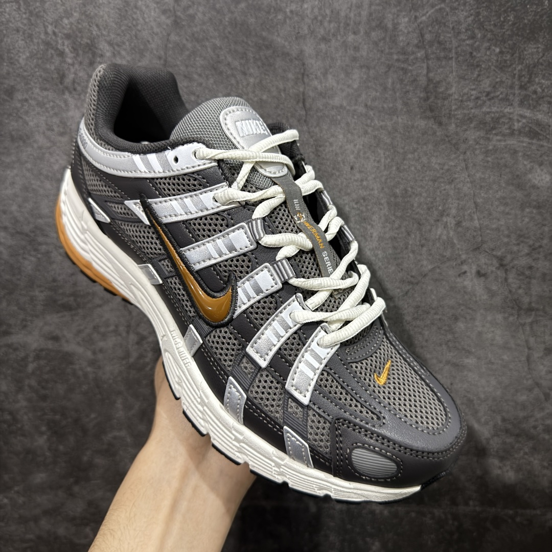 图片[3]-【外贸纯原版】Nike P-6000 Premium系列低帮复古老爹风休闲运动舒适慢跑鞋 CD6404-204 男女码真标半码制 升级原楦原纸版数据开发版型 采用硬质牛剖革组合透气网面材质 正确3层组织中底搭载EVA轻量缓震嵌入双层革新物料鞋垫,外置防滑耐磨橡胶底片❗ 尺码：36-45-选品中心