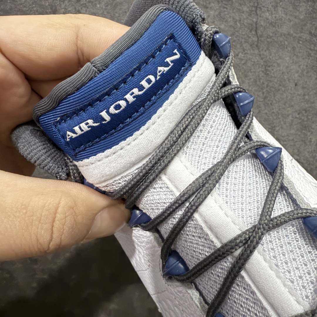 图片[5]-【XP纯原】AJ9白灰 高帮 法国蓝 Air Jordan 9 “Flint Grey” White/French Blue-Flint Grey 外贸特供批次 原楦原档案数据开模打造 原厂中底拉帮钢印 货号：HV4794-100 尺码：40 40.5 41 42 42.5 43 44 44.5 45 46 47.5-选品中心