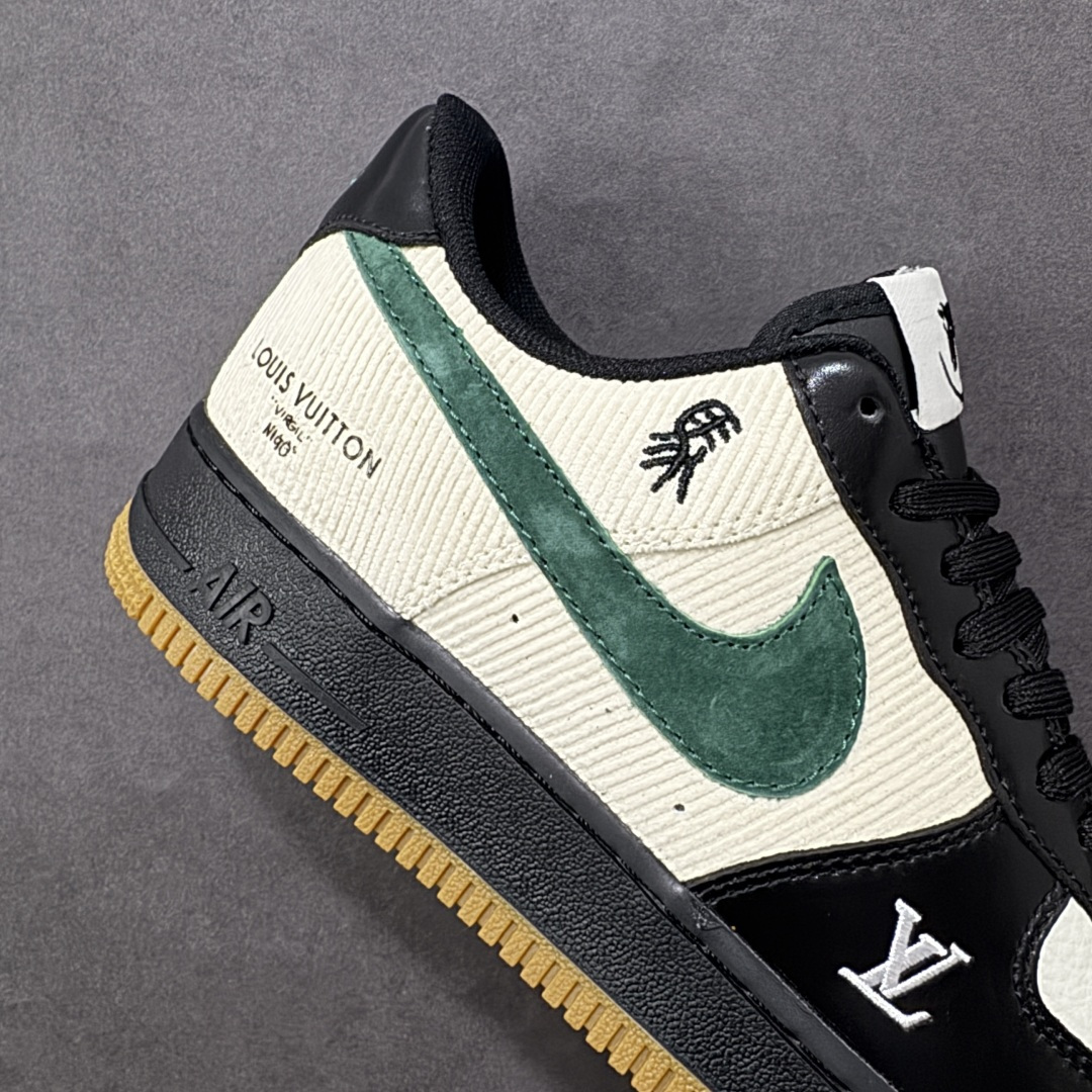 图片[6]-【定制版】NIke Air Force 1 \’07 Low “马年限定–黑松奶霜” 空军一号低帮 运动鞋 休闲鞋 折边针车 工艺难度大 原楦头原纸板 高端定制鞋盒 原厂鞋底 超高清洁度 细节完美 货号：XY9025-005 尺码：36 36.5 37.5 38 38.5 39 40 40.5 41 42 42.5 43 44 44.5 45-选品中心