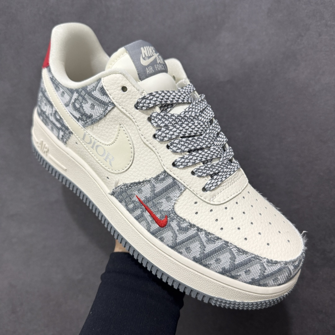 图片[3]-【定制版】Nike Air Force 1\’07 Low Dior联名 空军一号低帮休闲板鞋  #原楦头原纸板 高端定制鞋盒 原厂鞋底 超高清洁度 细节完美 货号：DN1688-812  尺码：36 36.5 37.5 38 38.5 39 40 40.5 41 42 42.5 43 44 44.5 45-选品中心