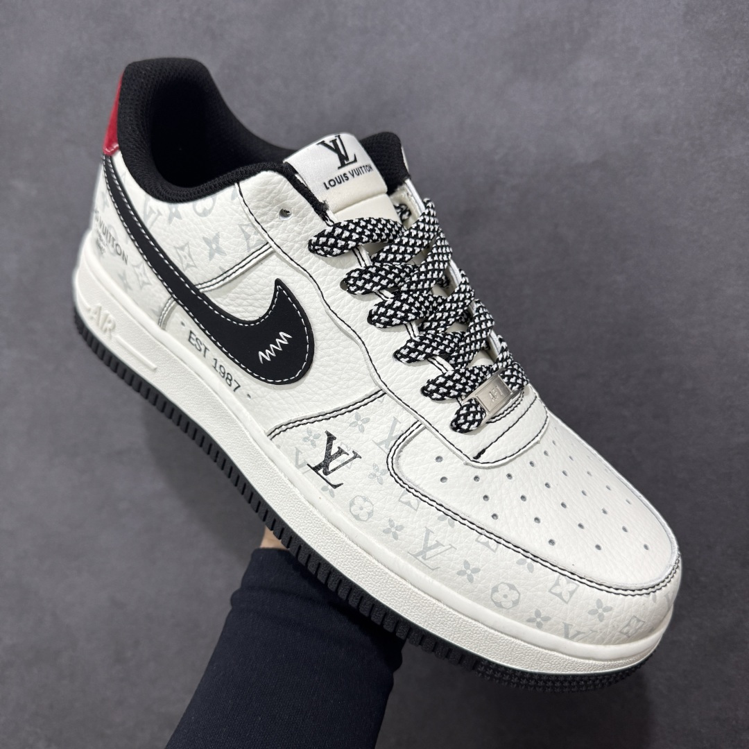 图片[3]-【定制版】Nike Air Force 1\’07 Low LV联名 空军一号低帮休闲板鞋  #原楦头原纸板 高端定制鞋盒 原厂鞋底 超高清洁度 细节完美 货号：KD6699-F10  尺码：36 36.5 37.5 38 38.5 39 40 40.5 41 42 42.5 43 44 44.5 45-选品中心