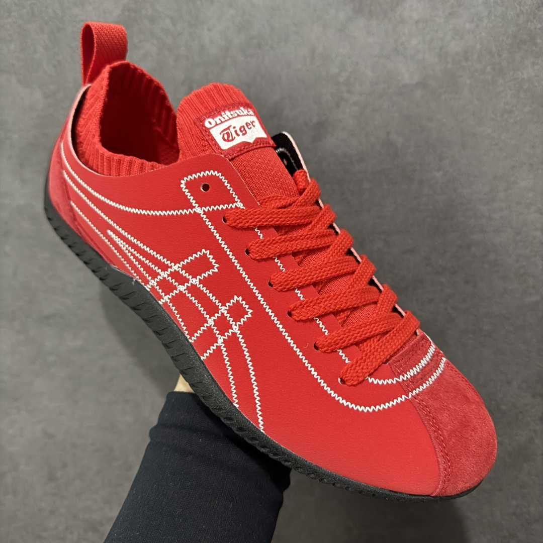 图片[3]-【公司级】亚瑟士 ONITSUKA TIGER鬼塚虎 SCLAW 轻便舒适 防滑耐磨透气支撑 低帮 生活休闲鞋 男女同款，复古美学极简风格，配色独具个性又超级好看。鞋口织物收口，经典鞋袜一体，明线设计标志性 logo，太亮眼啦！整体采用织物和柔软皮革拼接，时尚质感满满。关键是上脚舒服得不得了，巨好穿！不管是日常搭配还是运动，它都能完美胜任。别再犹豫，赶紧把它带回家！#鬼塚虎#明星同款 #舒适好穿 #夏日宝藏透气蓝球鞋 #夏日宝藏休闲老爹鞋#酷飒男女情侣款宝藏鞋。 尺码：36-45 货号：1183B969-选品中心