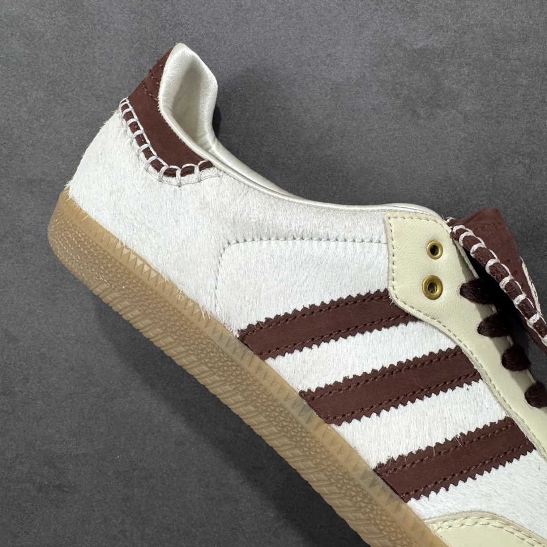 图片[6]-【公司级】WALES BONNER x adidas originals Samba Pony Tonal 舒适 耐磨 低帮 板鞋 男女同款 米白 三阿迪达斯叶草休闲防滑耐磨低帮板鞋 货号：IE0586 尺码： 36 36.5 37.5 38 38.5 39 40 40.5 41 42 42.5 43 44 44.5 45-选品中心