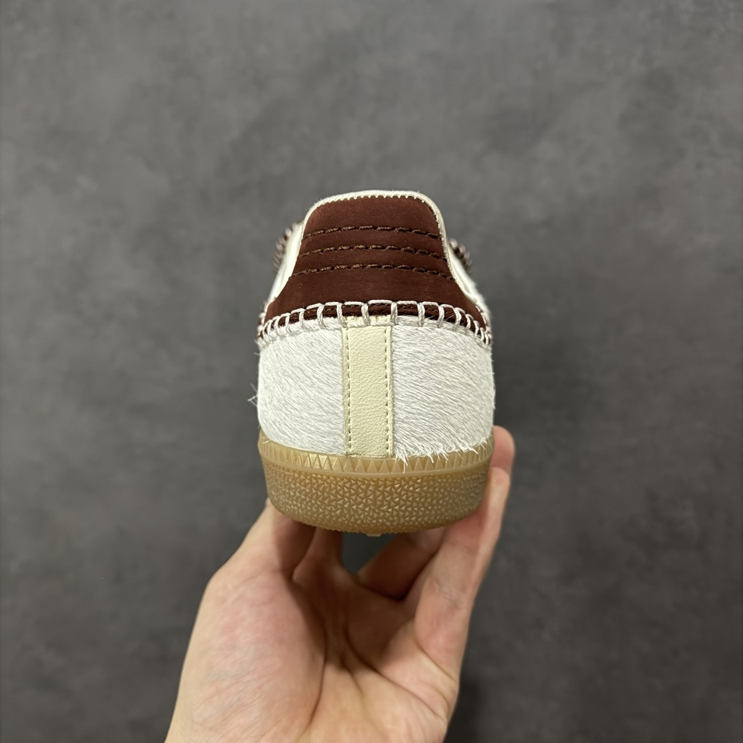 图片[4]-【公司级】WALES BONNER x adidas originals Samba Pony Tonal 舒适 耐磨 低帮 板鞋 男女同款 米白 三阿迪达斯叶草休闲防滑耐磨低帮板鞋 货号：IE0586 尺码： 36 36.5 37.5 38 38.5 39 40 40.5 41 42 42.5 43 44 44.5 45-选品中心