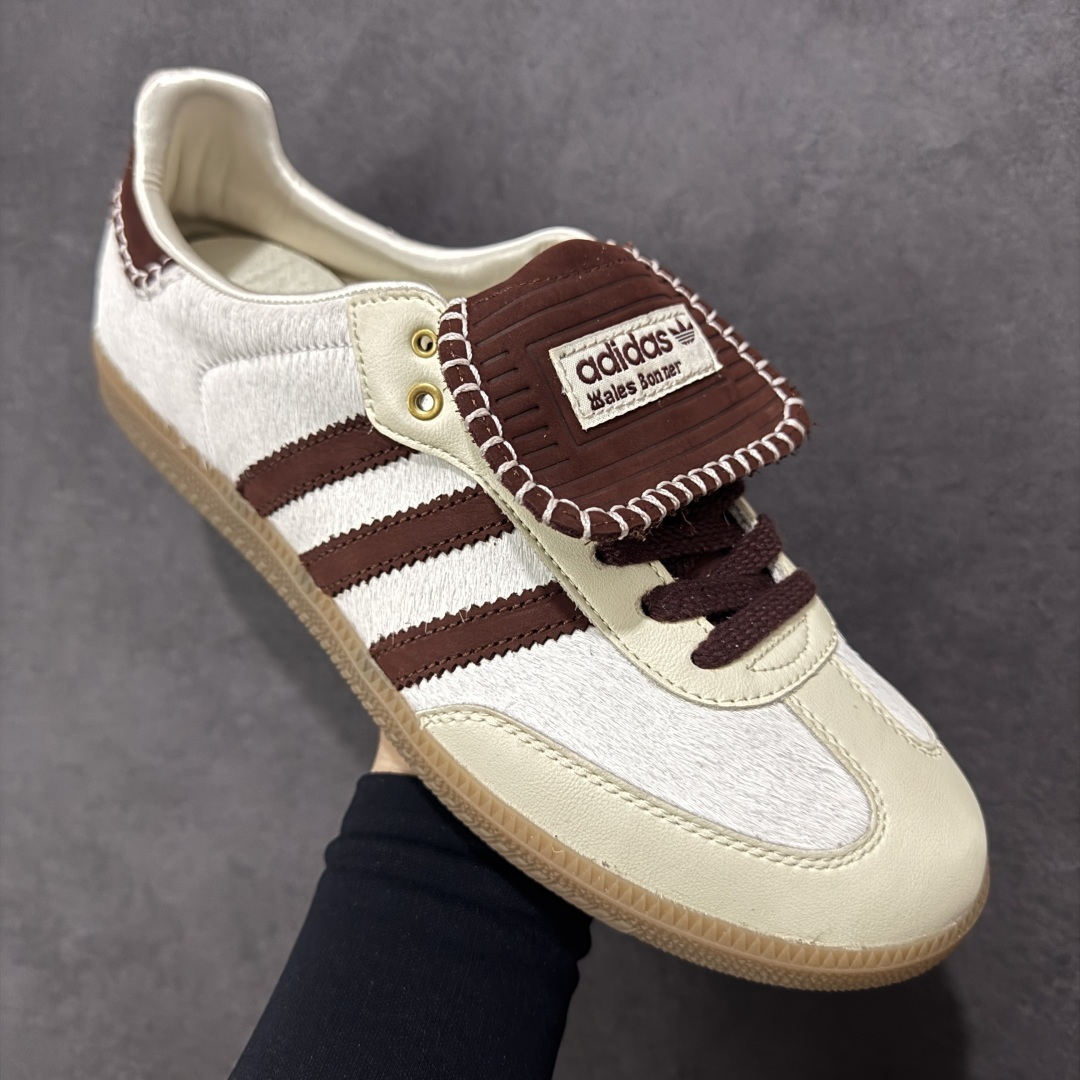 图片[3]-【公司级】WALES BONNER x adidas originals Samba Pony Tonal 舒适 耐磨 低帮 板鞋 男女同款 米白 三阿迪达斯叶草休闲防滑耐磨低帮板鞋 货号：IE0586 尺码： 36 36.5 37.5 38 38.5 39 40 40.5 41 42 42.5 43 44 44.5 45-选品中心