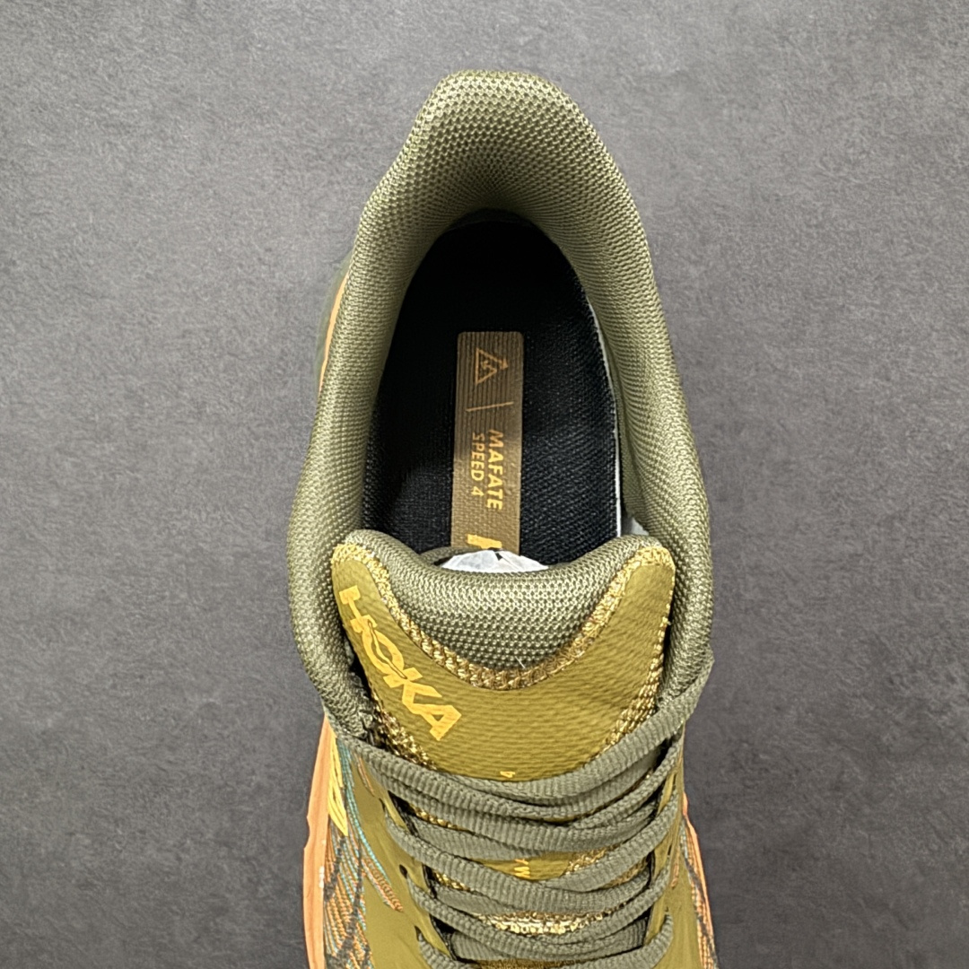 图片[7]-【公司级】全新升级版 HOKA ONE ONE Mafate Speed 4 飞速玛法特4代系列低帮轻量户外越野休闲运动慢跑鞋“褐色”1129930/AQL #采用全新单程提花网面鞋面材质 #内嵌超轻EVA缓震鞋垫 #搭载双密度PROFLY+轻盈弹性泡棉中底 #外置牵引齿花橡胶底块 尺码：36 36.5 37 38 38.5 39 40 40.5 41 42 42.5 43 44 45-选品中心