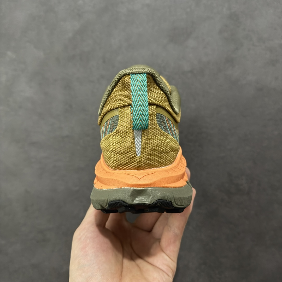 图片[4]-【公司级】全新升级版 HOKA ONE ONE Mafate Speed 4 飞速玛法特4代系列低帮轻量户外越野休闲运动慢跑鞋“褐色”1129930/AQL #采用全新单程提花网面鞋面材质 #内嵌超轻EVA缓震鞋垫 #搭载双密度PROFLY+轻盈弹性泡棉中底 #外置牵引齿花橡胶底块 尺码：36 36.5 37 38 38.5 39 40 40.5 41 42 42.5 43 44 45-选品中心