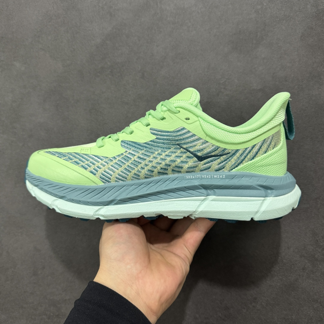 图片[2]-【公司级】全新升级版 HOKA ONE ONE Mafate Speed 4 飞速玛法特4代系列低帮轻量户外越野休闲运动慢跑鞋“褐色”1131056/LGOM #采用全新单程提花网面鞋面材质 #内嵌超轻EVA缓震鞋垫 #搭载双密度PROFLY+轻盈弹性泡棉中底 #外置牵引齿花橡胶底块 尺码：36 36.5 37 38 38.5 39 40 40.5 41 42 42.5 43 44 45-选品中心