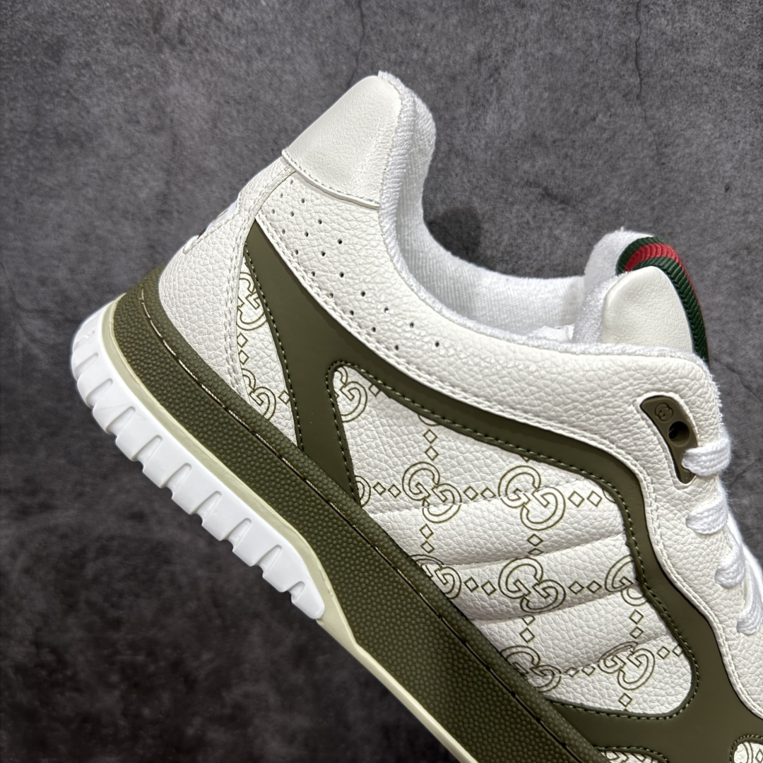 图片[7]-【海淘代购版】Gucci 古驰 RE-Web 新款 复古休闲板鞋 白绿色 海淘代购专供品质 正确楦型 配件齐全 进口皮料/原版羊皮内里 匠心打造 其用料及细节已争取最大限度还原公司正品 实拍如图 所见即所得 谨防混卖 尺码：39 40 41 42 43 44 45-选品中心