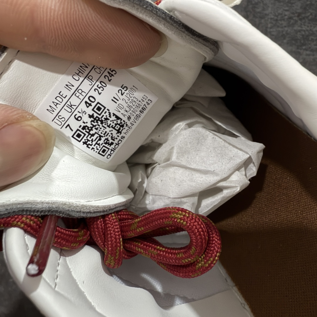 图片[6]-【H11纯原】adidas originals Superstar 2 CNY新年款 马年限定 白红 KJ6293 顶级版本出货 平台正单 全鞋百分百原材料 全鞋电脑针车 Logo针车间距针数原版一致 皮料切割冲裁零瑕疵 原鞋一致含胶量大底 原盒中文内外标 大几率过验 不对比市面只对比原鞋 只服务最高端市场 尺码：35.5 35 36 36.5 37.5 38 38.5 39 40 40.5 41 42 42.5 43 44 44.5 45-选品中心
