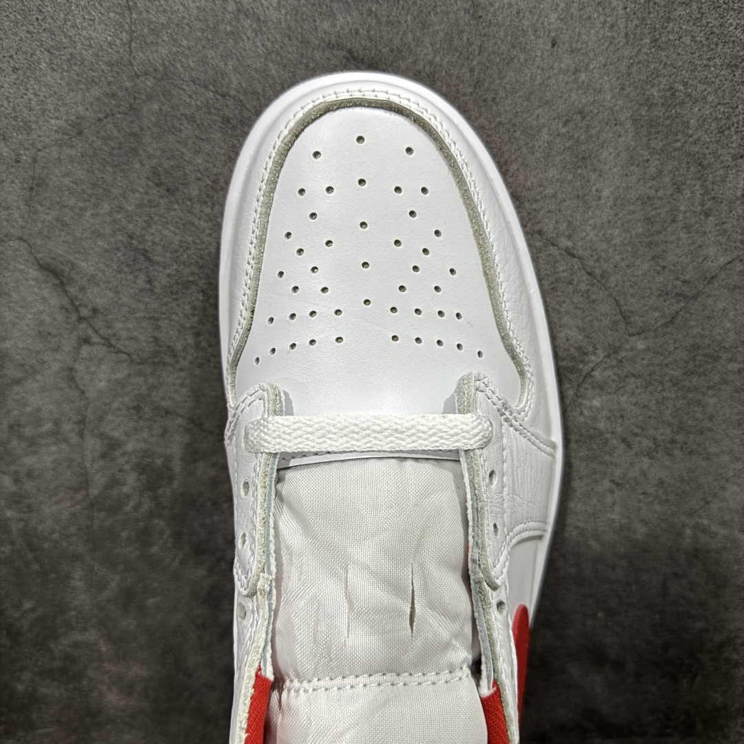 图片[5]-【莞产DG版】Nike AIR JORDAN I RETRO LOW OG AJ1乔1低帮休闲板鞋 白红 同步官方配色 升级原楦原档案数据开发纸版楦型 采用原厂纳帕头层皮革鞋面材质 全新底模完美品相清洁度及喷漆效果 货号： CZ3790-161 尺码：40-47.5-选品中心