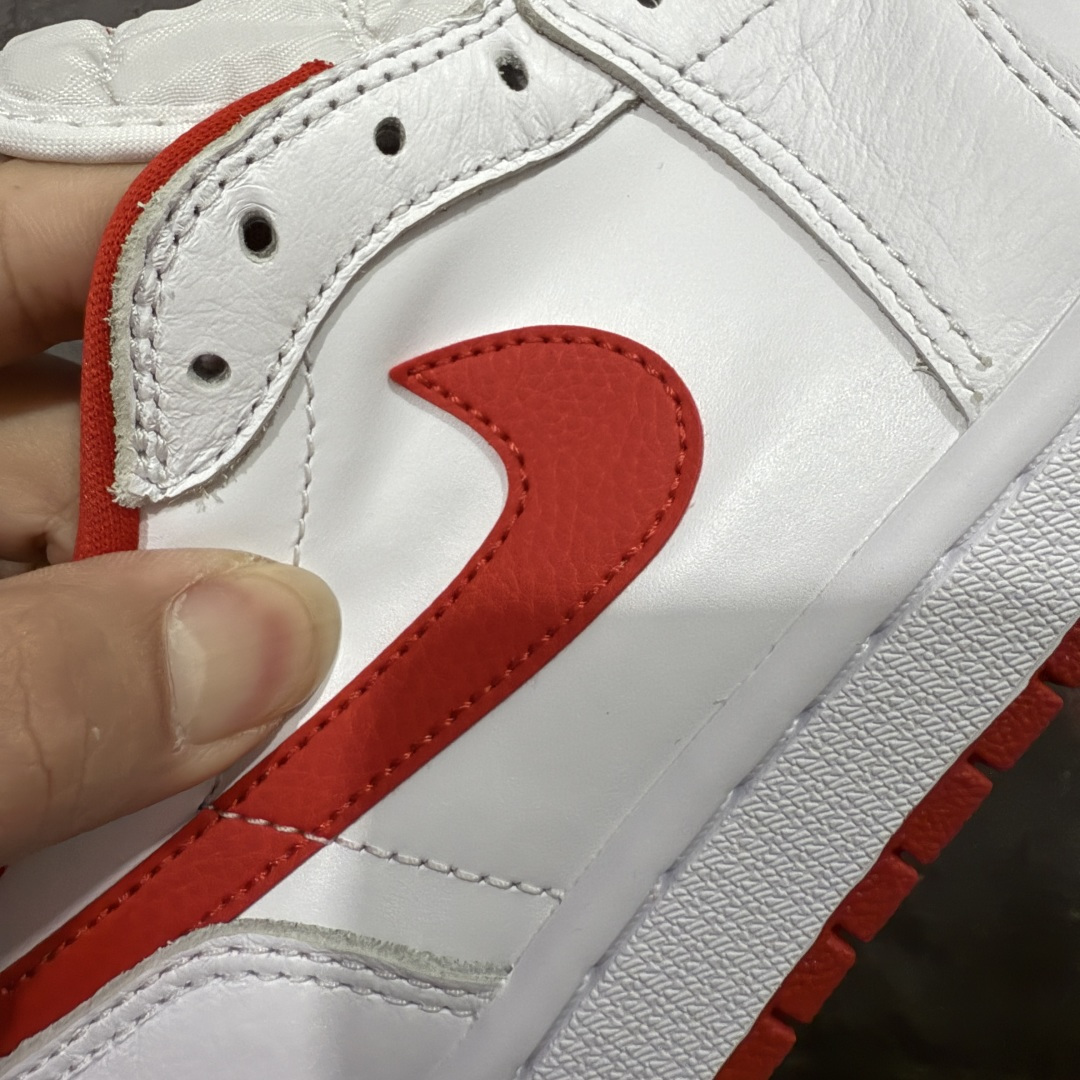 图片[3]-【莞产DG版】Nike AIR JORDAN I RETRO LOW OG AJ1乔1低帮休闲板鞋 白红 同步官方配色 升级原楦原档案数据开发纸版楦型 采用原厂纳帕头层皮革鞋面材质 全新底模完美品相清洁度及喷漆效果 货号： CZ3790-161 尺码：40-47.5-选品中心