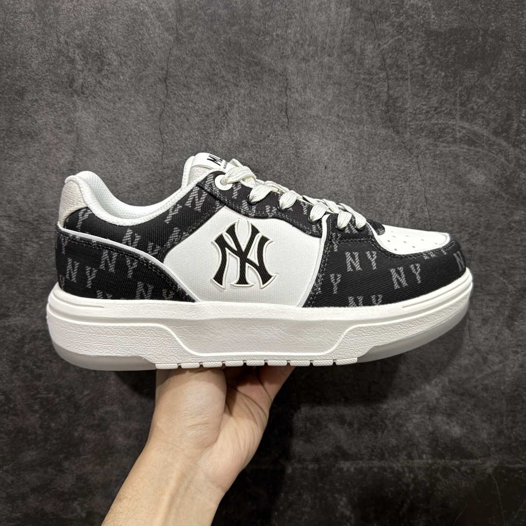 【纯原订单】MLB Chunky Liner Basic NY复古印花学长鞋系列低帮轻量增高厚底百搭休闲运动慢跑鞋板鞋 Korea韩国联名NY美国榄球纽约洋基队限定 市场第一梯队品质 韩国代购版本 MLB专用菱形双针中底布 重点细节中底布带注胶孔 原厂NFC感应吊牌 支持鉴定 一个两位数 原盒原标 全套原楦原纸板原厂数据开发 中韩文保养标贴 绿色防霉片 平台代购专供 独家一比一RB+MD组合大底 高频后跟小人Logo精准对位立体饱满 正确网布加超迁鞋面 转印中底走线紧密 转印Logo工艺表层防刮不掉色 尺码：36 36.5 37.5 38 38.5 39 40 40.5 41 42 42.5 43 44 44.5 45-选品中心