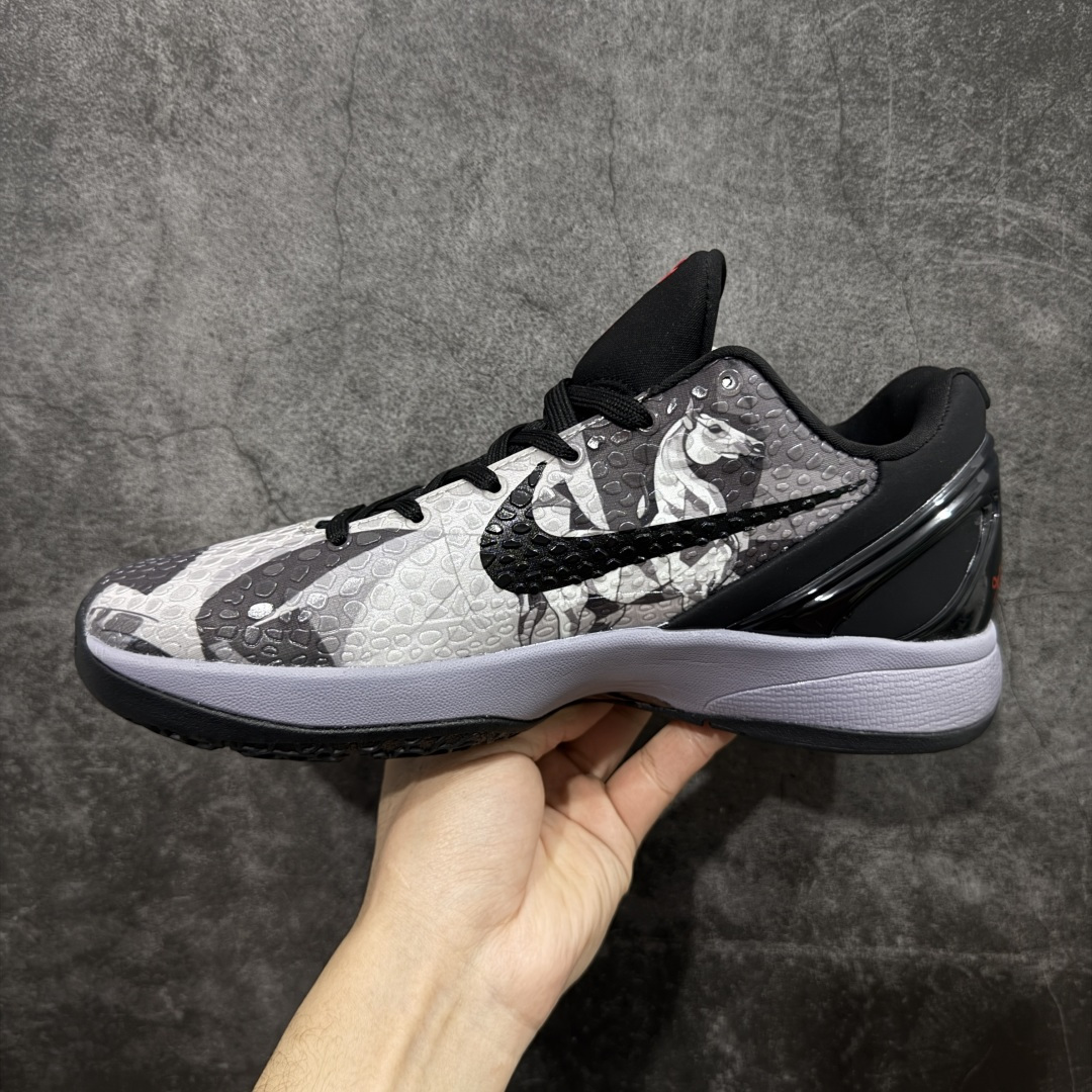 图片[2]-【定制版】Nike Zoom Kobe VI 马年限定 CNY新年款 耐克 科比6代系列 低帮复刻实战运动低帮文化篮球鞋 纯原版本 鞋头和鞋舌采用透气运动网布制成 采用更为挺拔的鞋口设计 为脚踝带来更佳的包裹与支撑感 侧面独特波纹纹理细节 打破了单调 赋予鞋子灵动与活力的视觉体验 货号：CW2190-030 尺码：38 38.5 39 40 40.5 41 42 42.5 43 44 45 46-选品中心
