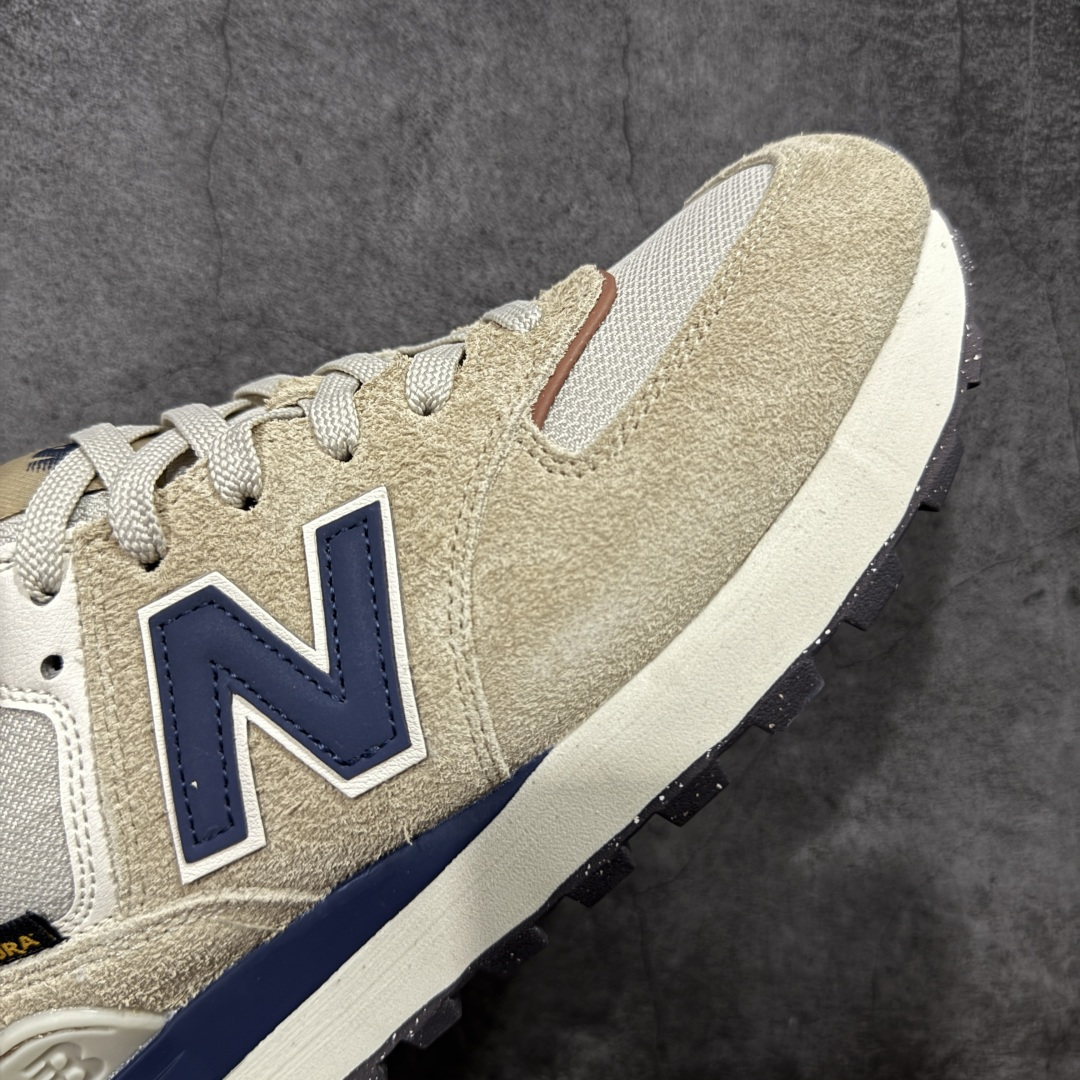 图片[6]-【公司级】New Balance NB 574棕蓝色 复古运动跑步鞋 采用猪巴革组合网织物鞋面材质 全新4层组合独立私模大底 货号：U574LGMO 尺码：36 36.5 37.5 38 38.5 39 40 40.5 41.5 42 42.5 43 44 45-选品中心