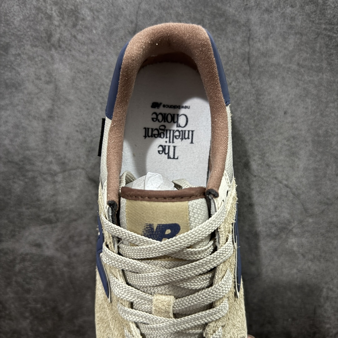 图片[8]-【公司级】New Balance NB 574棕蓝色 复古运动跑步鞋 采用猪巴革组合网织物鞋面材质 全新4层组合独立私模大底 货号：U574LGMO 尺码：36 36.5 37.5 38 38.5 39 40 40.5 41.5 42 42.5 43 44 45-选品中心