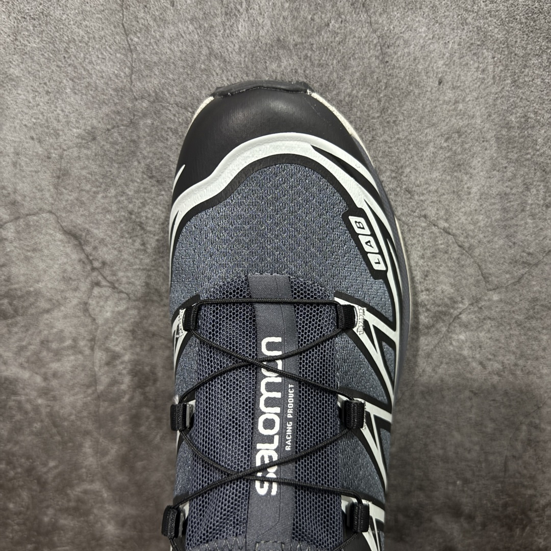 图片[5]-【纯原W1版】 Salomon XT-6 Expanse 一代 萨洛蒙复古潮流户外机能登山跑鞋 417170 纯原外贸平台特供订单 耗时半年巨作 全套原纸板楦头开发 原厂特供网布配套加持 确保原汁原味 完美呈现版型 原档数据独家私模五层组合大底 原装Ortholite轻量化鞋垫 中底布带钢印编号 原厂TPU锁扣 进口港宝加持 后跟自然饱满 还原公司包裹性 鞋面以“锯齿”状的包裹系统呈现 在基色底之下加入了各种色点缀 将公司的最新技术和时尚前卫的造型融入耐用的长跑款式中 鞋面由 TPU 薄膜制成 并焊接在高耐磨网眼上 使其既时尚又坚固 由 ACS底盘支撑 可增强稳定性和支撑力 以及由橡胶凸耳 Contragrip外底覆盖的 EVA 缓冲中底 旨在应对崎岖的地形 鞋舌上的彩色Salomon 标签、Quicklace 系统以及鞋头、鞋舌和鞋跟上的附加品牌使细节更加完美 让穿着者可以轻松驾驭户外与通勤下的任何运动生活场景 无缝鞋身户外随意纵横 颜值与脚感兼备 出街通勤 绝对非常吸睛 你值得拥有 尺码：36 36.5 37.5 38 38.5 39 40 40.5 41 42 42.5 43 44 44.5 45-选品中心