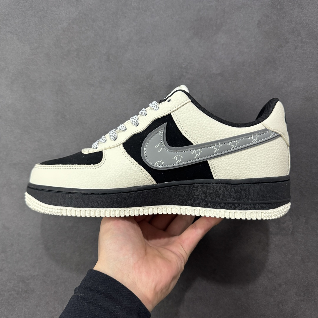 图片[2]-【定制版】Nike Air Force 1\’07 Low 米白黑 空军一号低帮休闲板鞋  #原楦头原纸板 高端定制鞋盒 原厂鞋底 超高清洁度 细节完美 货号：DF0188-132  尺码：36 36.5 37.5 38 38.5 39 40 40.5 41 42 42.5 43 44 44.5 45-选品中心