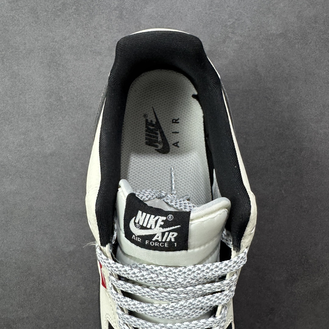 图片[7]-【定制版】Nike Air Force 1\’07 Low 米白黑 空军一号低帮休闲板鞋  #原楦头原纸板 高端定制鞋盒 原厂鞋底 超高清洁度 细节完美 货号：DF0188-132  尺码：36 36.5 37.5 38 38.5 39 40 40.5 41 42 42.5 43 44 44.5 45-选品中心