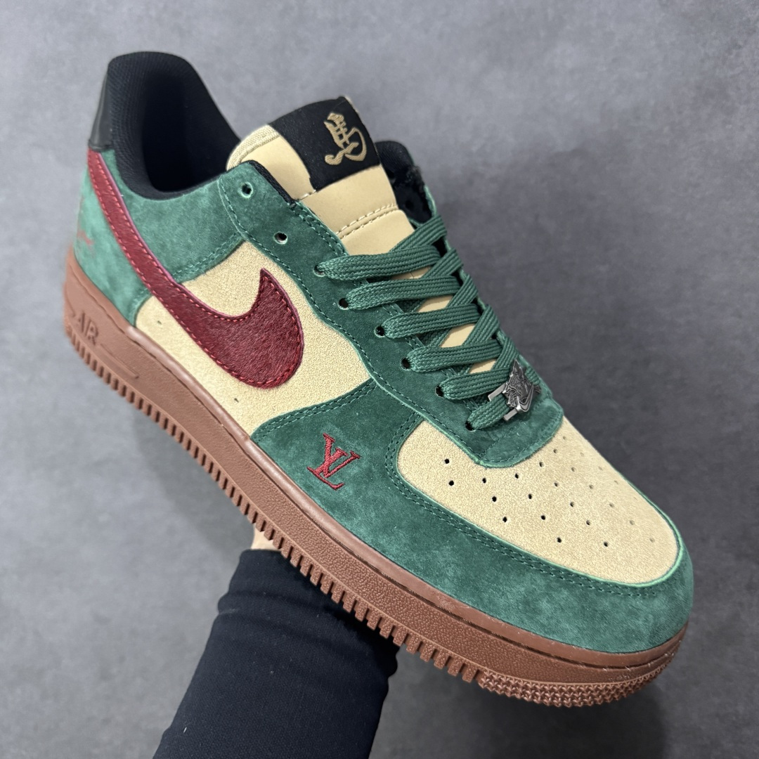 图片[3]-【定制版】 NK Air Force 1\’07 Low 马年限定 森林沙丘 空军一号低帮休闲板鞋 #原楦头原纸板 高端定制鞋盒 原厂鞋底 超高清洁度 细节完美 货号：XY9025-006 尺码：36 36.5 37.5 38 38.5 39 40 40.5 41 42 42.5 43 44 44.5 45-选品中心