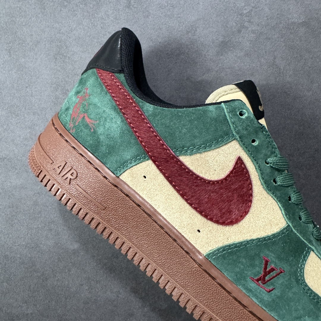 图片[6]-【定制版】 NK Air Force 1\’07 Low 马年限定 森林沙丘 空军一号低帮休闲板鞋 #原楦头原纸板 高端定制鞋盒 原厂鞋底 超高清洁度 细节完美 货号：XY9025-006 尺码：36 36.5 37.5 38 38.5 39 40 40.5 41 42 42.5 43 44 44.5 45-选品中心