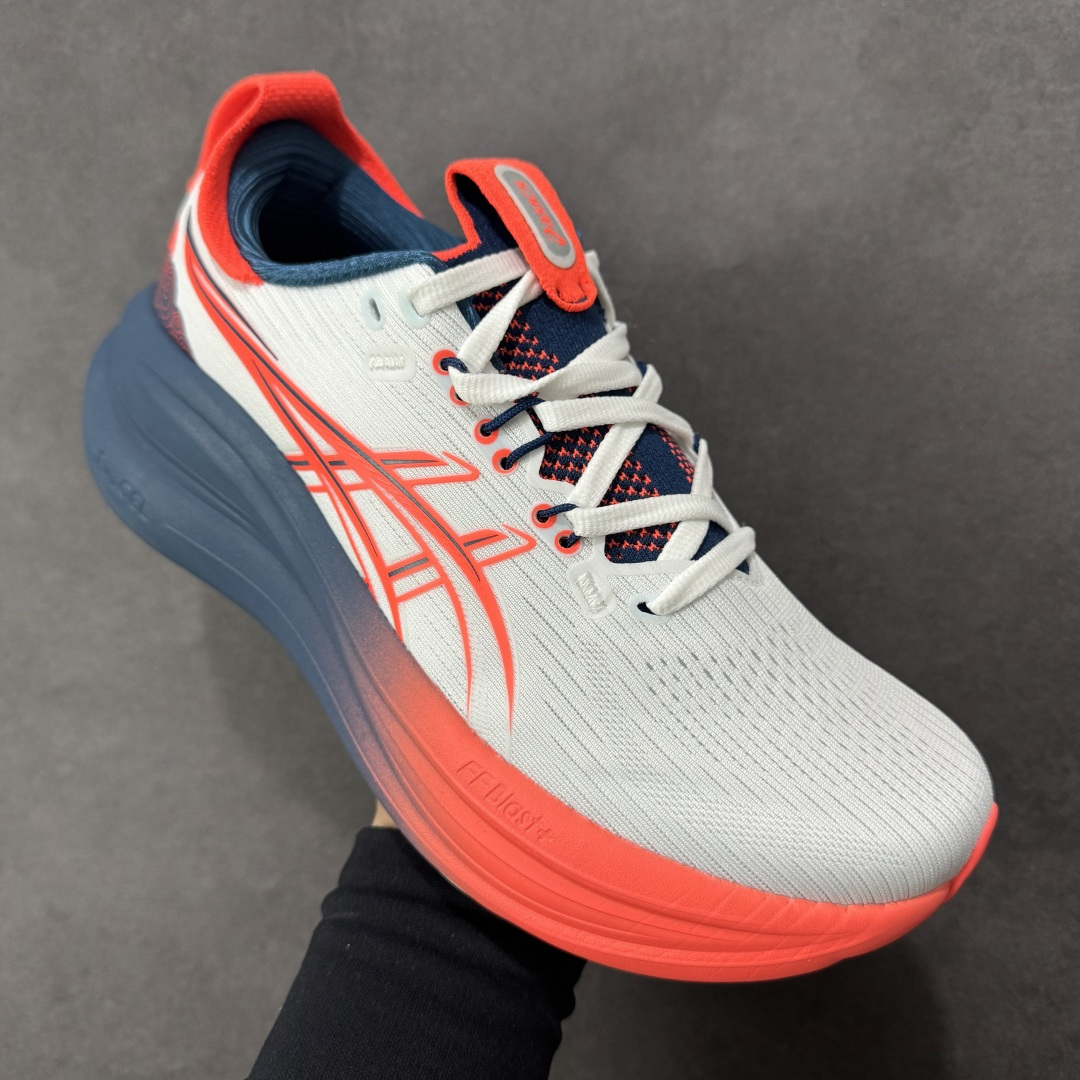 图片[3]-【公司级】Asics Gel-Nimbus 28 舒适防滑耐磨低帮休闲跑步鞋 鞋底采用了轻质发泡材料 并在后跟和前掌处采用了ASICS亚瑟士核心科技-GEL缓震胶 赋予鞋款强大的缓冲性能 提供了更柔软适的穿着体验 而在原有设计的启发之上 此次鞋款采用更贴合当今潮流趋势的材料和创新技术 展现出纽约充满活力的都市精神 货号：1011C145-003 尺码：36-47含半码-选品中心